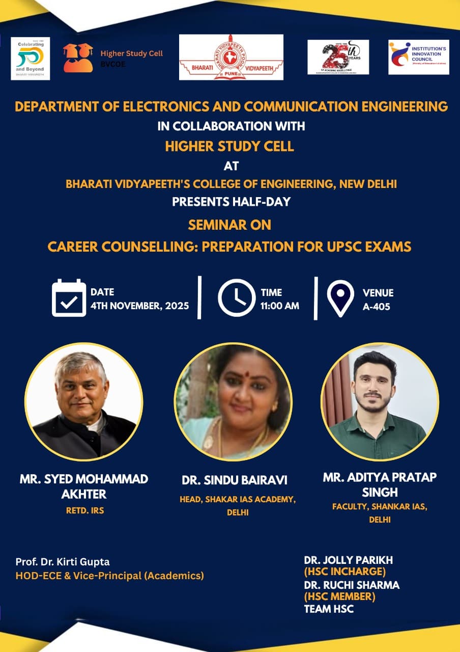 Seminar: Career Counselling - Preparation for UPSC Exams
