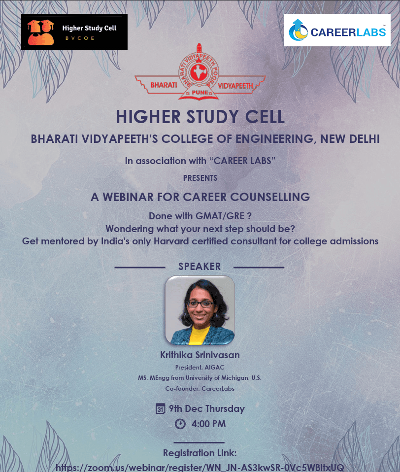 Webinar for Career Counselling