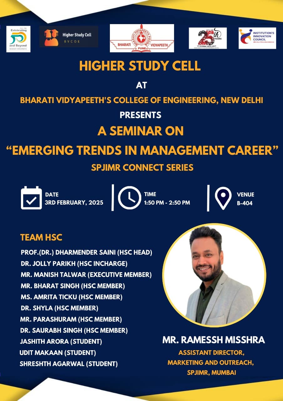 Seminar: EMERGING TRENDS IN MANAGEMENT CAREERS