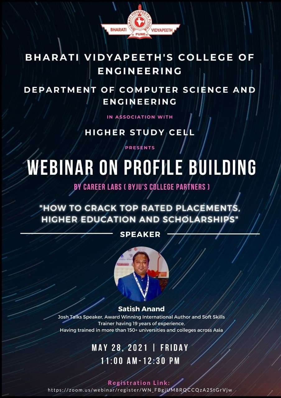 Webinar on Profile Building